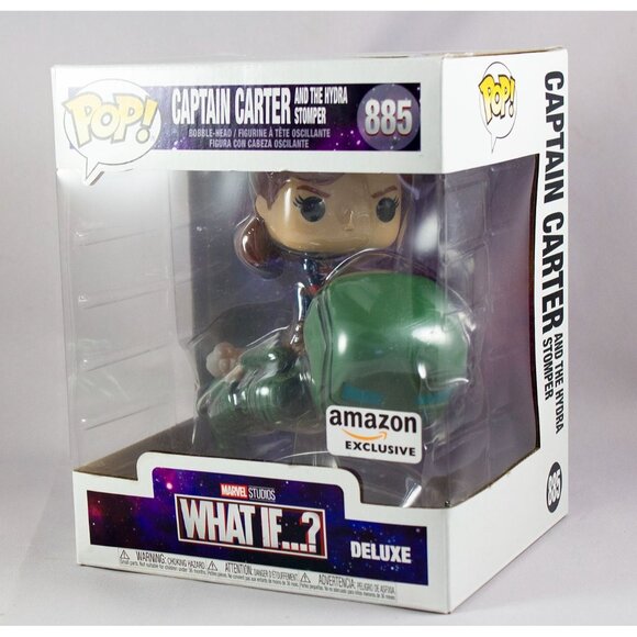 Funko Pop! Marvel What If...? Captain Carter & The Hydra Stomper #885 - Picture 1 of 9